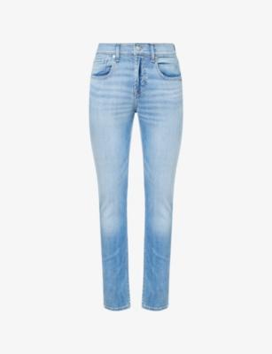 Slimmy Tapered-Leg Stretch-Denim Jeans by 7 FOR ALL MANKIND