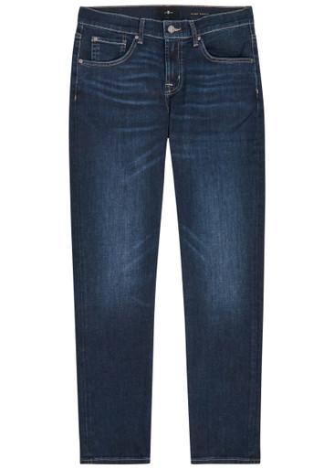 Slimmy tapered-leg jeans by 7 FOR ALL MANKIND