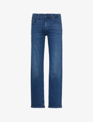 Standard Luxe Performance regular-fit straight-leg stretch denim-blend jeans by 7 FOR ALL MANKIND