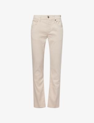 Straight-Leg Linen And Cotton Denim Jeans by 7 FOR ALL MANKIND