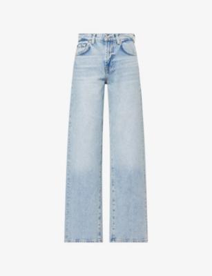 Tess Straight-Leg High-Rise Denim Trousers by 7 FOR ALL MANKIND
