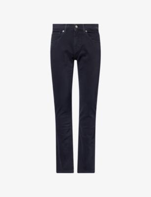 The Straight Left Hand Straight-Leg Stretch-Denim Jeans by 7 FOR ALL MANKIND