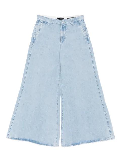Willow split-detail jeans by 7 FOR ALL MANKIND