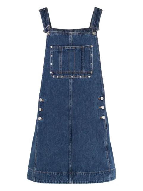 adjustable-strap denim dress by 7 FOR ALL MANKIND