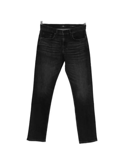 black slim jeans by 7 FOR ALL MANKIND