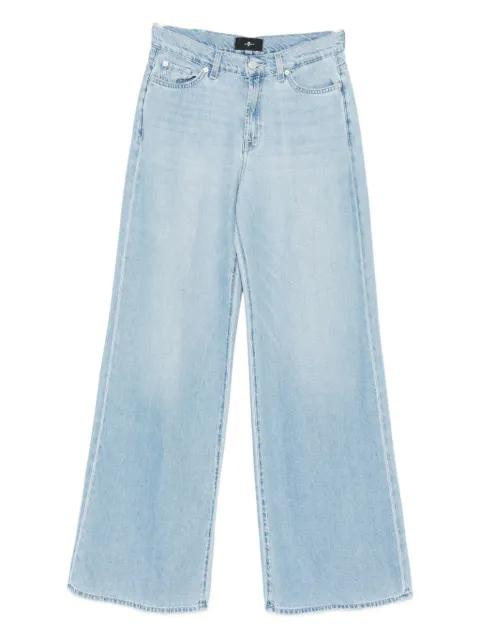 buttoned straight-leg jeans by 7 FOR ALL MANKIND