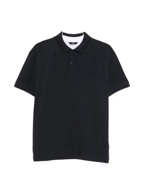 contrast-trim polo shirt by 7 FOR ALL MANKIND