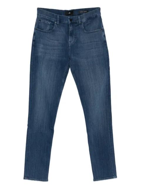 cotton-blend jeans by 7 FOR ALL MANKIND