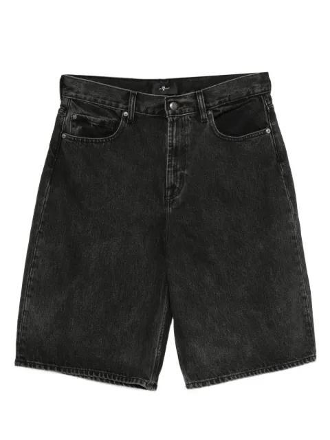 cotton denim shorts by 7 FOR ALL MANKIND