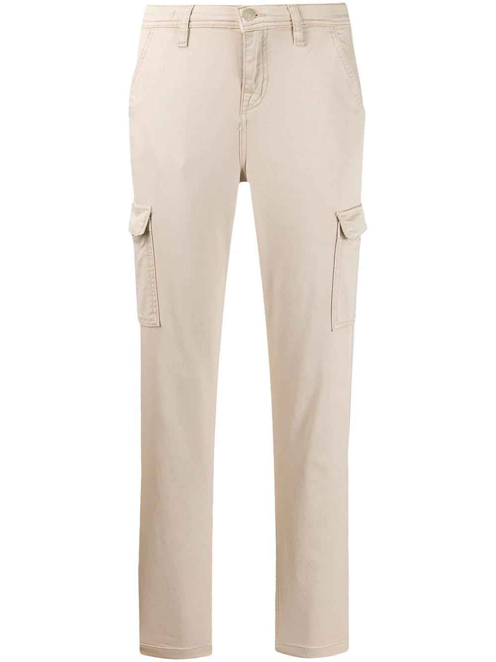cropped slim-fit trousers by 7 FOR ALL MANKIND