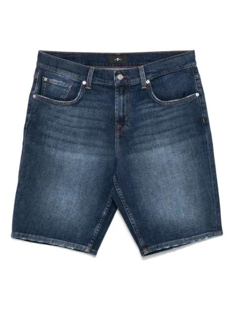 denim shorts by 7 FOR ALL MANKIND