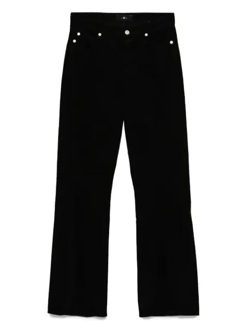 embellished straight trousers by 7 FOR ALL MANKIND