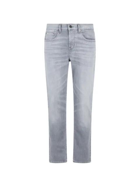 faded slim-fit jeans by 7 FOR ALL MANKIND