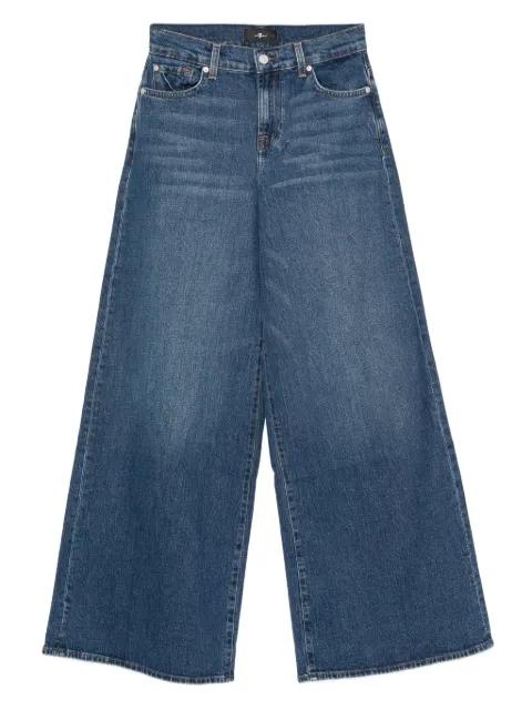 high-waisted jeans by 7 FOR ALL MANKIND