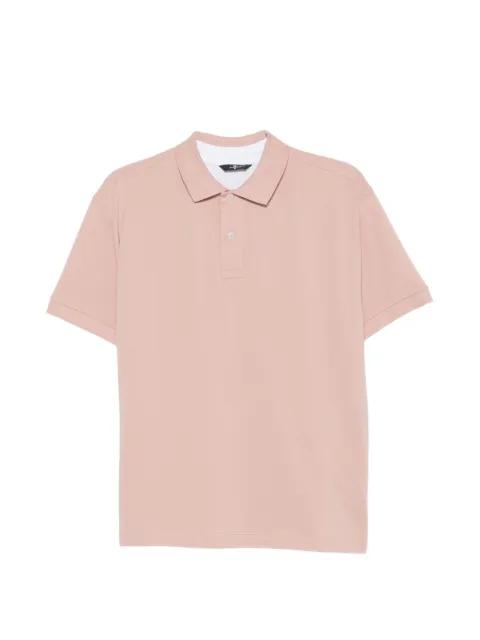 layered-effect polo shirt by 7 FOR ALL MANKIND