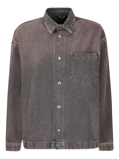 patch-pocket denim shirt jacket by 7 FOR ALL MANKIND