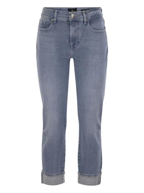 rolled belt-loop jeans by 7 FOR ALL MANKIND