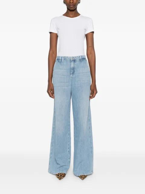 side-pocket wide-leg jeans by 7 FOR ALL MANKIND