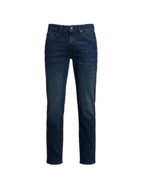 whiskering-effect jeans by 7 FOR ALL MANKIND