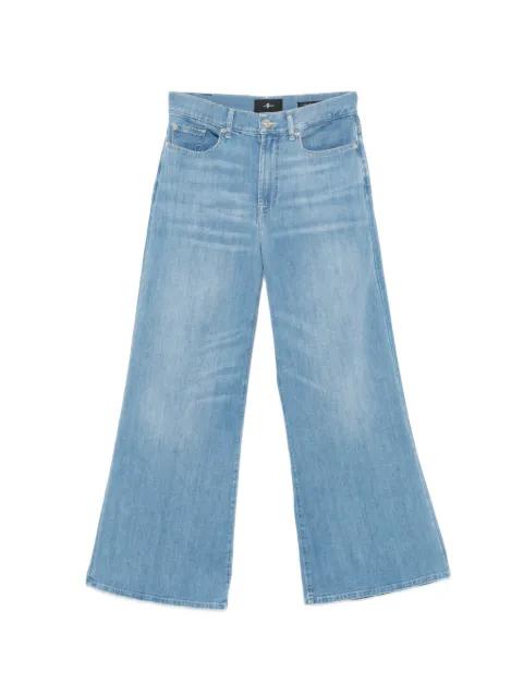 wide-leg denim jeans by 7 FOR ALL MANKIND