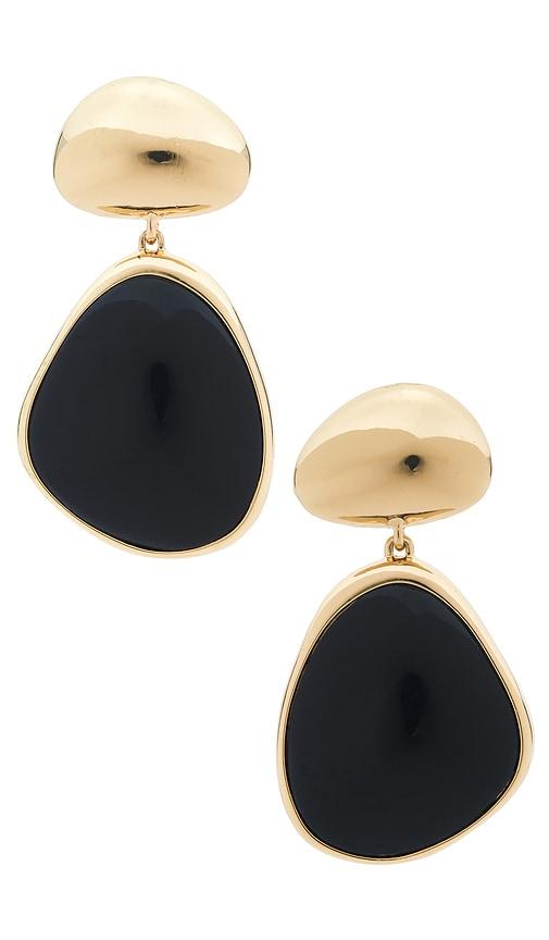 8 Other Reasons Bulou Drop Earrings in Black by 8 OTHER REASONS