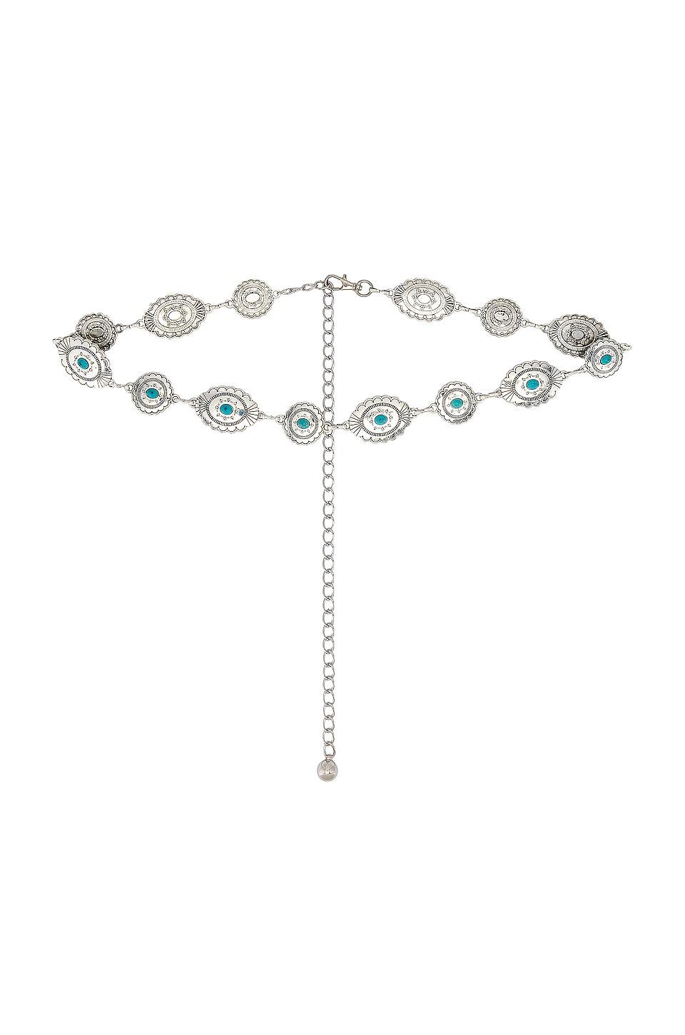 8 Other Reasons Chain Belt in Metallic Silver by 8 OTHER REASONS