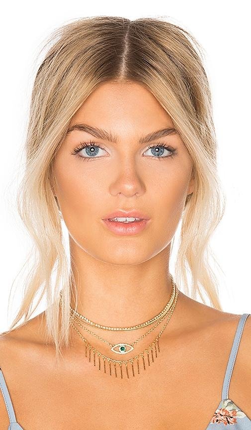8 Other Reasons Clairvoyance Choker in Metallic Gold by 8 OTHER REASONS
