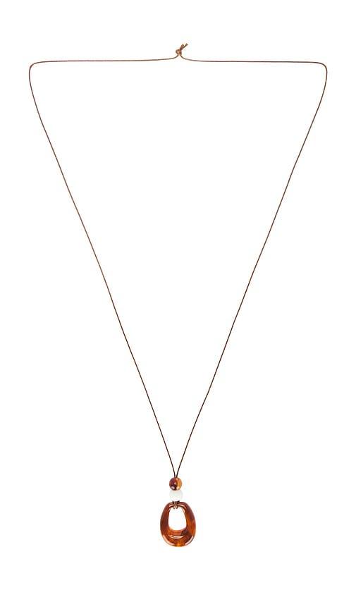 8 Other Reasons Cleo Cord Necklace in Brown by 8 OTHER REASONS