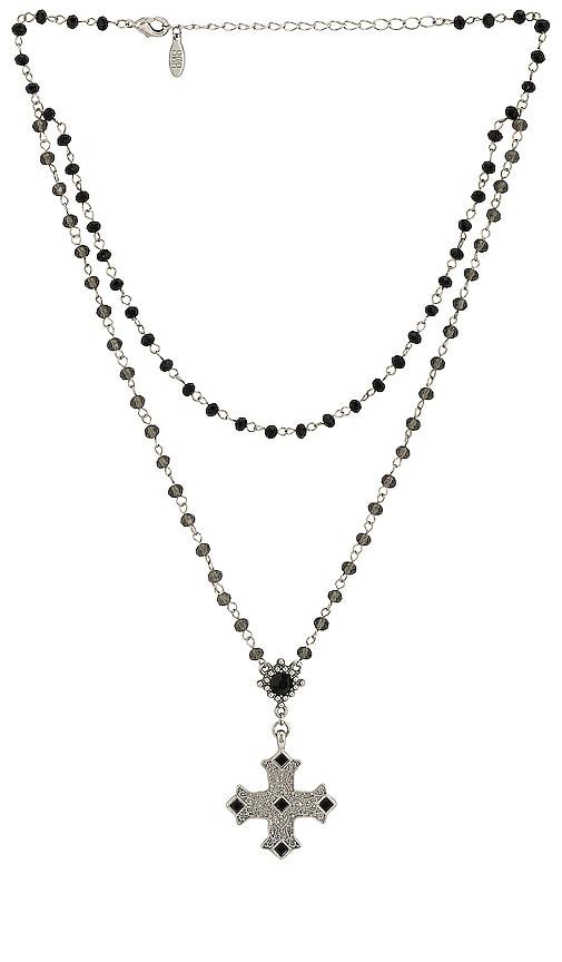 8 Other Reasons Dark Soul Necklace in Metallic Silver by 8 OTHER REASONS