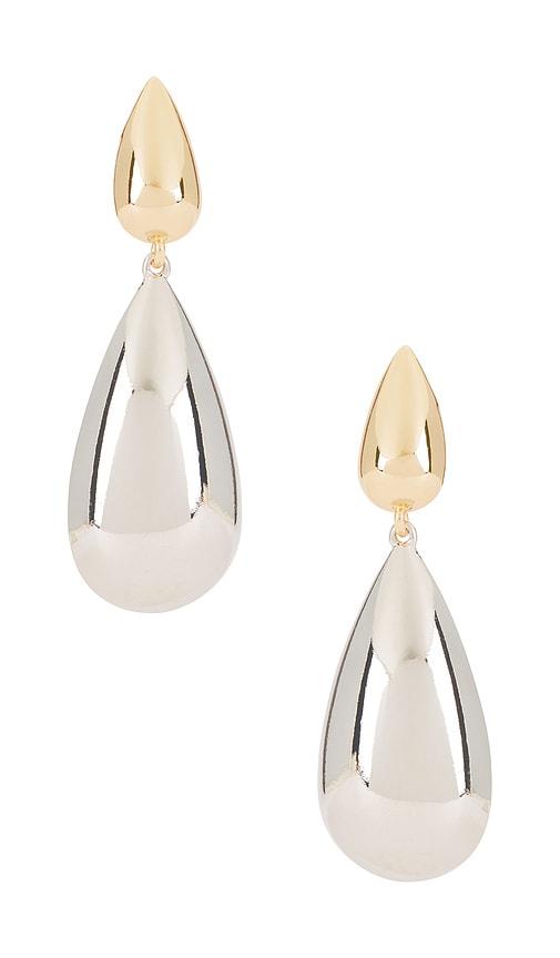 8 Other Reasons Delia Drop Earrings in Metallic Silver by 8 OTHER REASONS