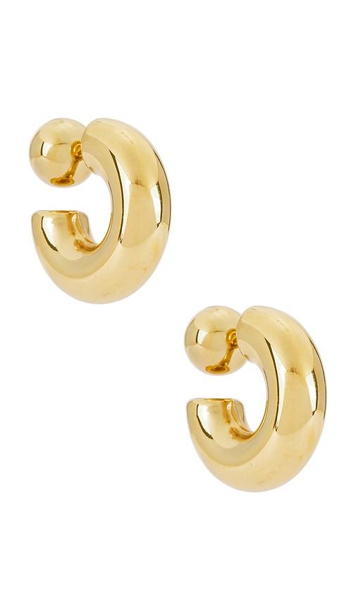 8 Other Reasons Demi Huggies Earrings in Metallic Gold by 8 OTHER REASONS
