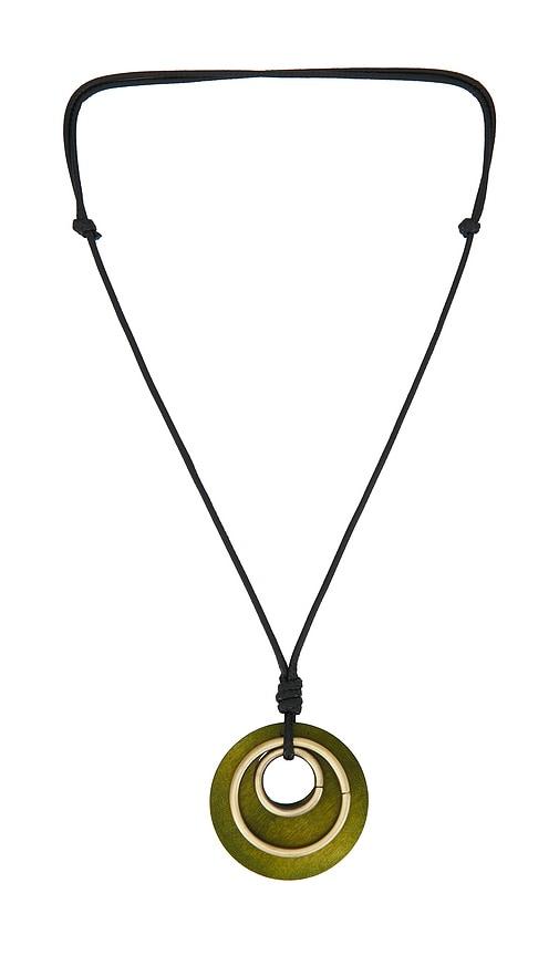 8 Other Reasons Divie Cord Necklace in Green by 8 OTHER REASONS
