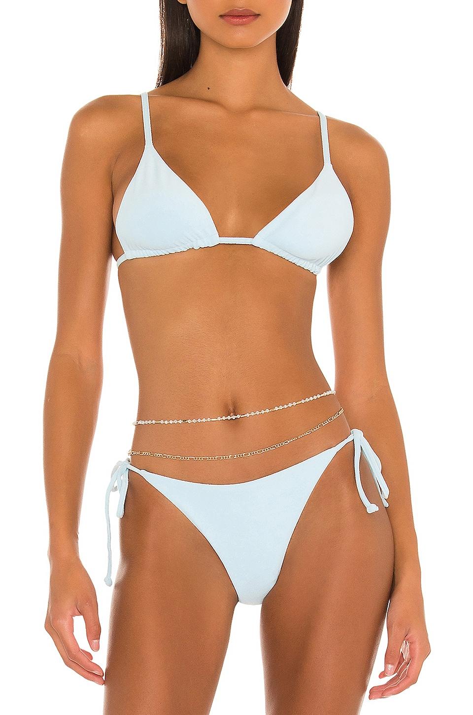 8 Other Reasons Double Layer Chain Belt in Metallic Gold by 8 OTHER REASONS