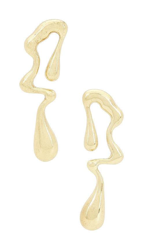 8 Other Reasons Drip Earrings in Metallic Gold by 8 OTHER REASONS