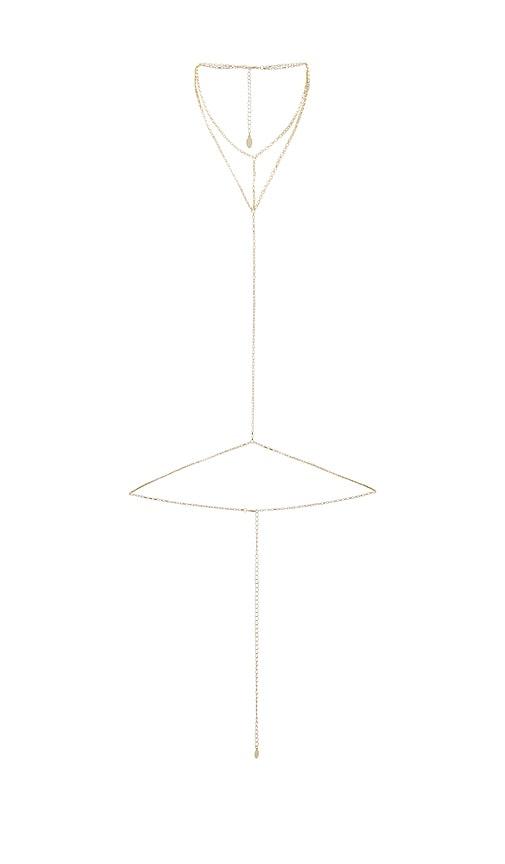8 Other Reasons Kyra Body Chains in Metallic Gold by 8 OTHER REASONS