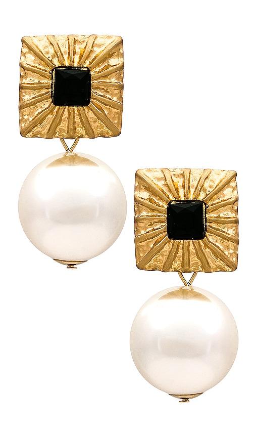 8 Other Reasons London Earrings in Metallic Gold by 8 OTHER REASONS