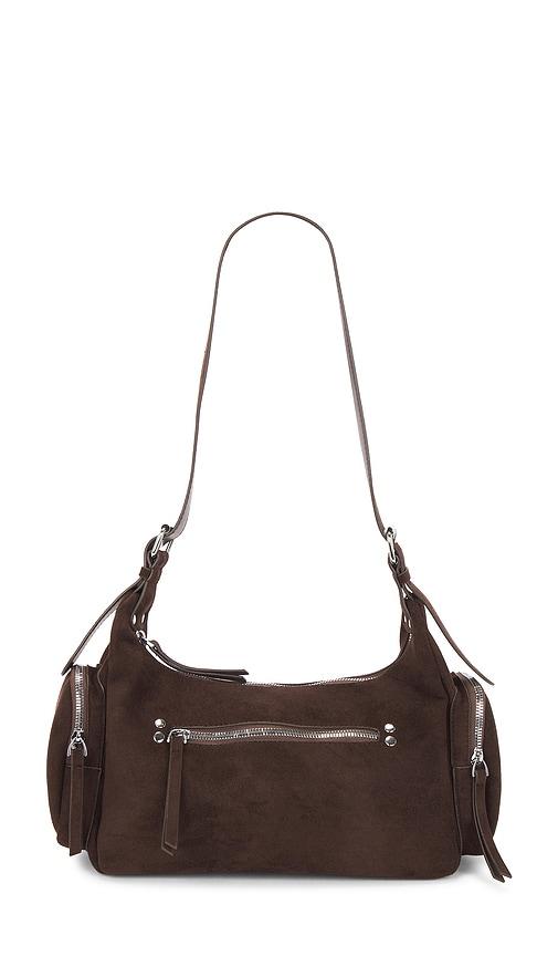 8 Other Reasons Nappa Faux Suede Shoulder Bag in Brown by 8 OTHER REASONS