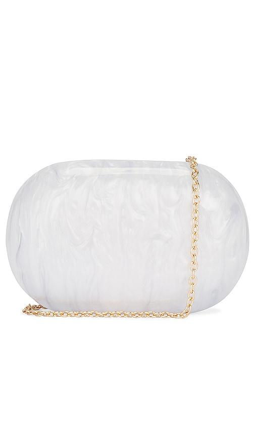 8 Other Reasons Pearl Clutch in White by 8 OTHER REASONS