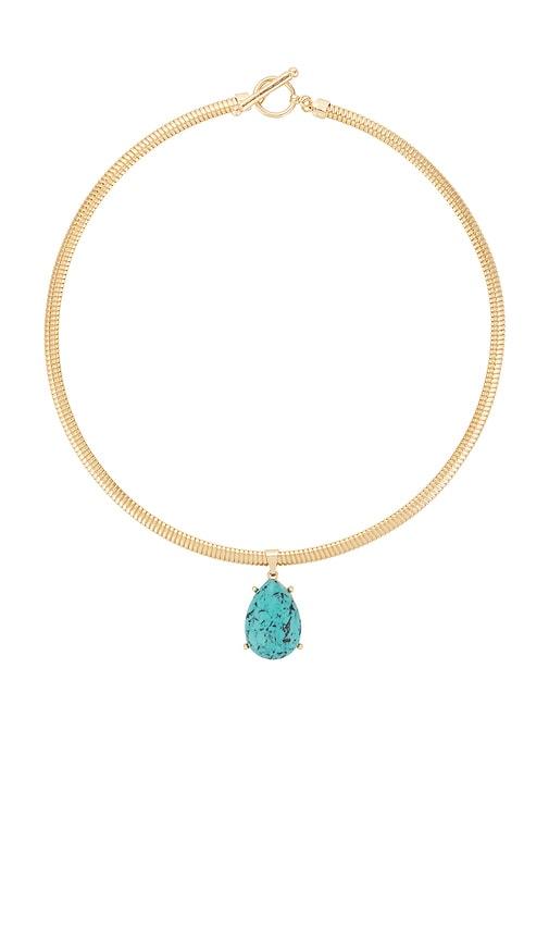 8 Other Reasons Pendant Necklace in Teal by 8 OTHER REASONS