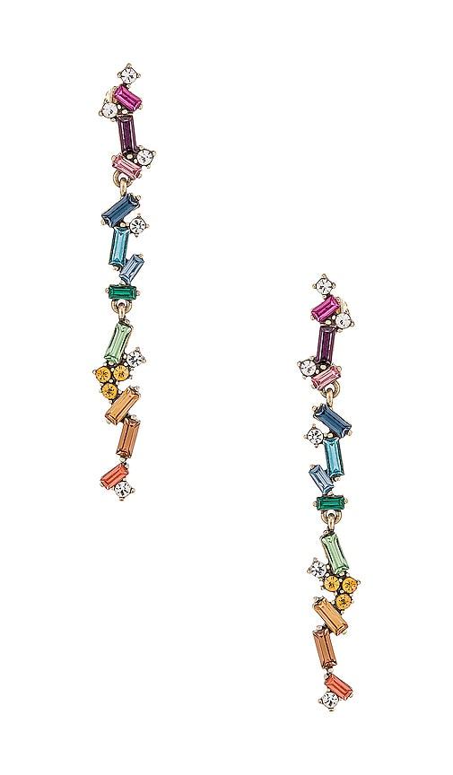 8 Other Reasons Rainbow Duster Earrings in Metallic Gold by 8 OTHER REASONS