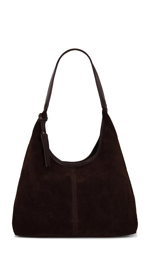 8 Other Reasons Slouch Suede Bag in Chocolate by 8 OTHER REASONS