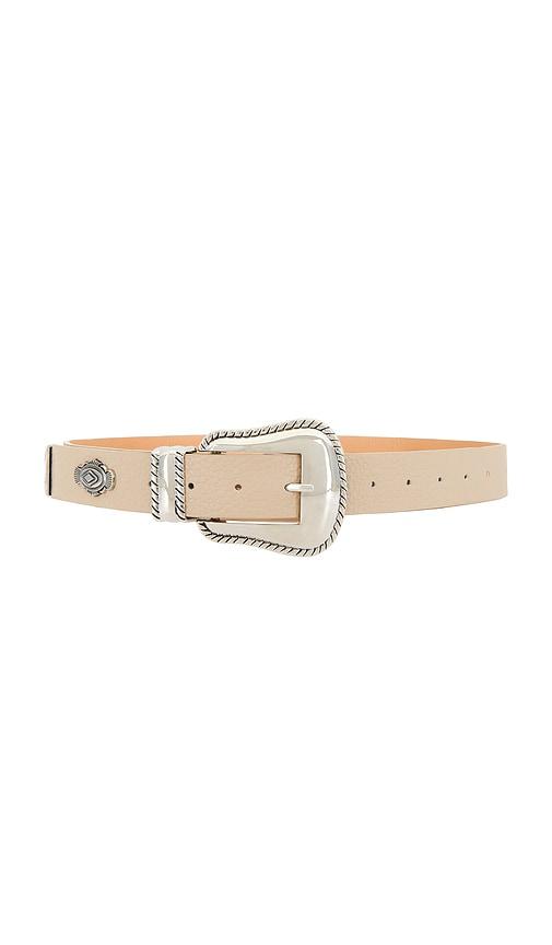 8 Other Reasons Taupe Belt With Silver Detail in Taupe by 8 OTHER REASONS