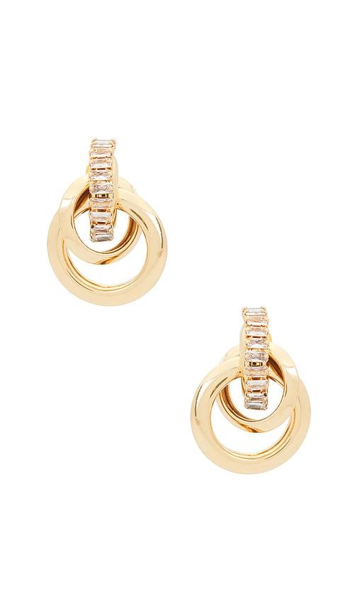 8 Other Reasons Willow Mini Hoop Earrings in Metallic Gold by 8 OTHER REASONS