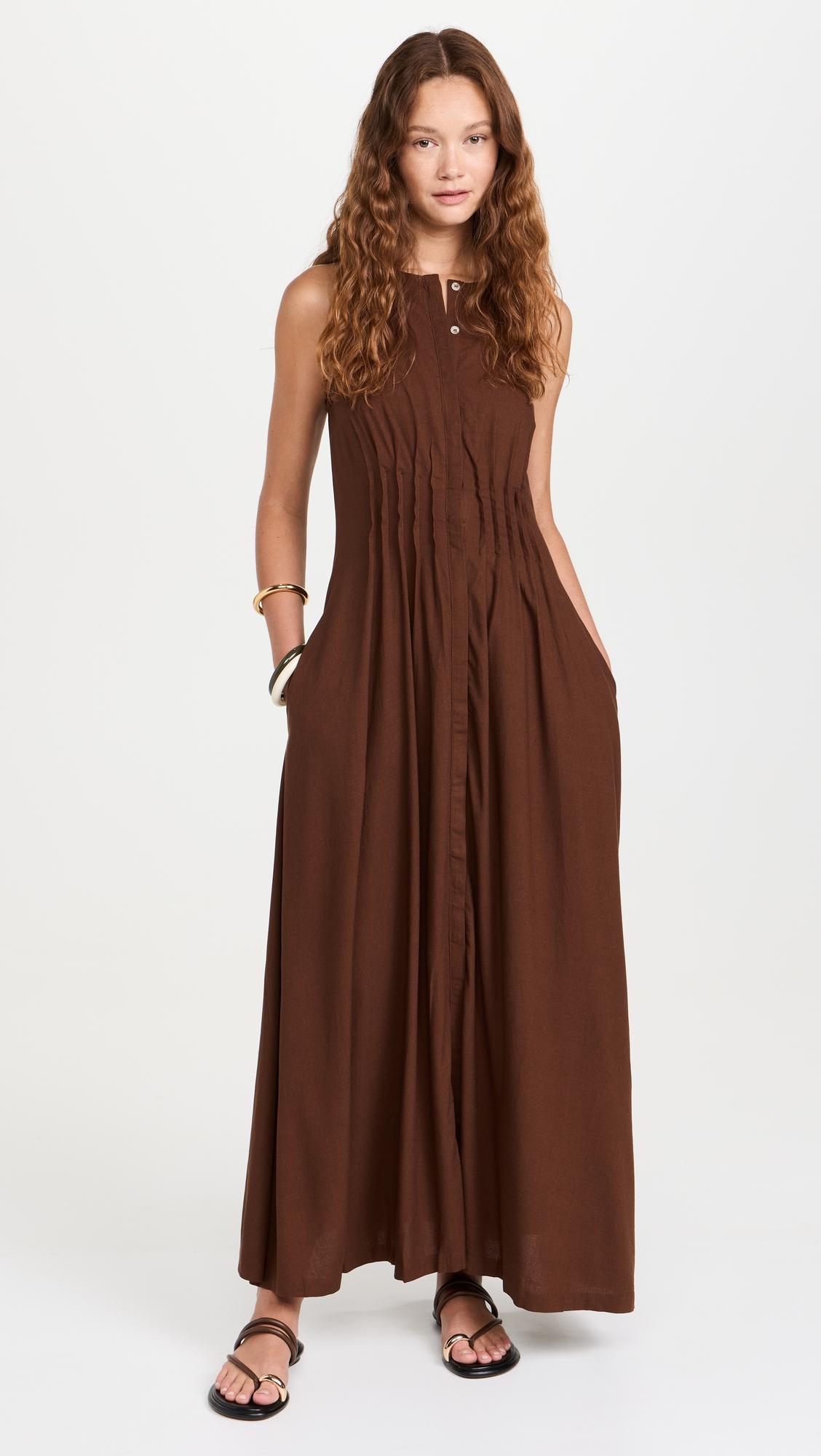 Fehintola Pleat Dress by 87ORIGINS