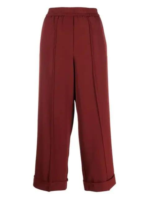 pressed-crease cropped trousers by 8PM