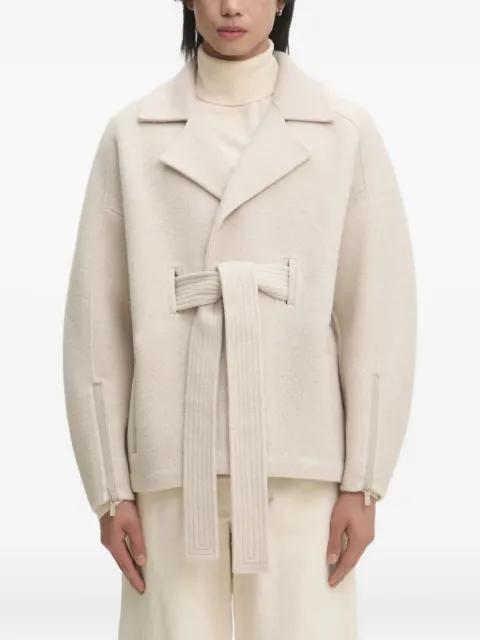belted wool coat by A. A. SPECTRUM