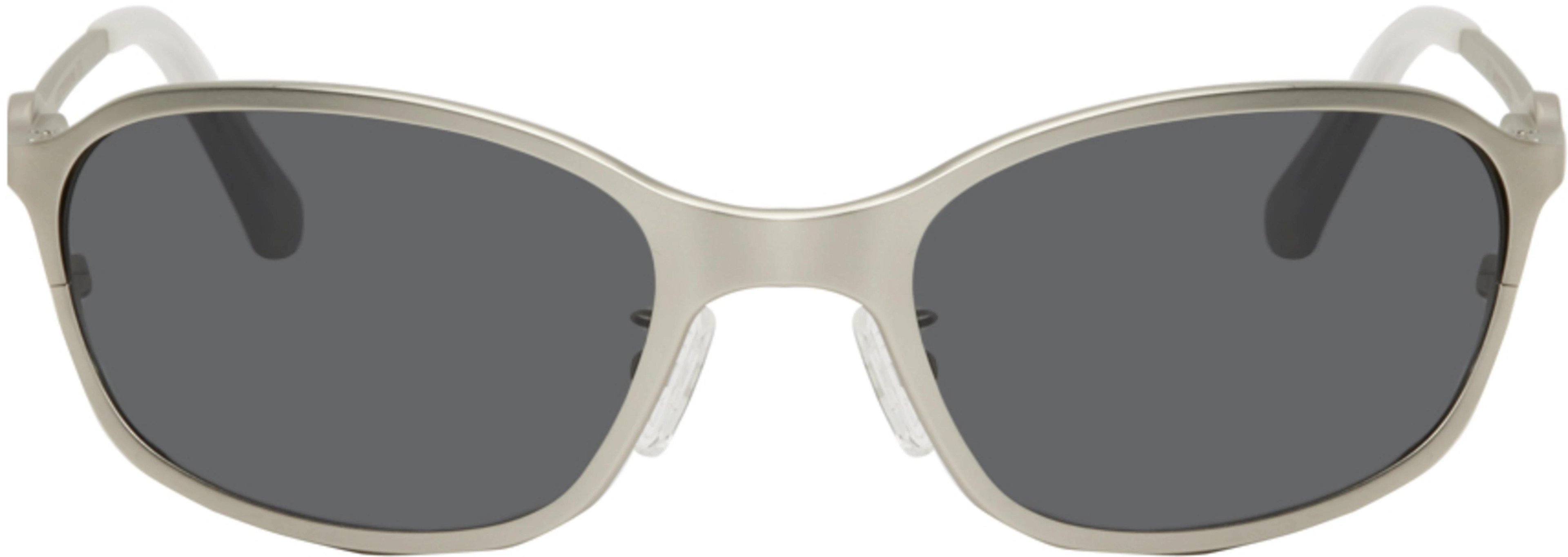 Silver Paxis Sunglasses by A BETTER FEELING