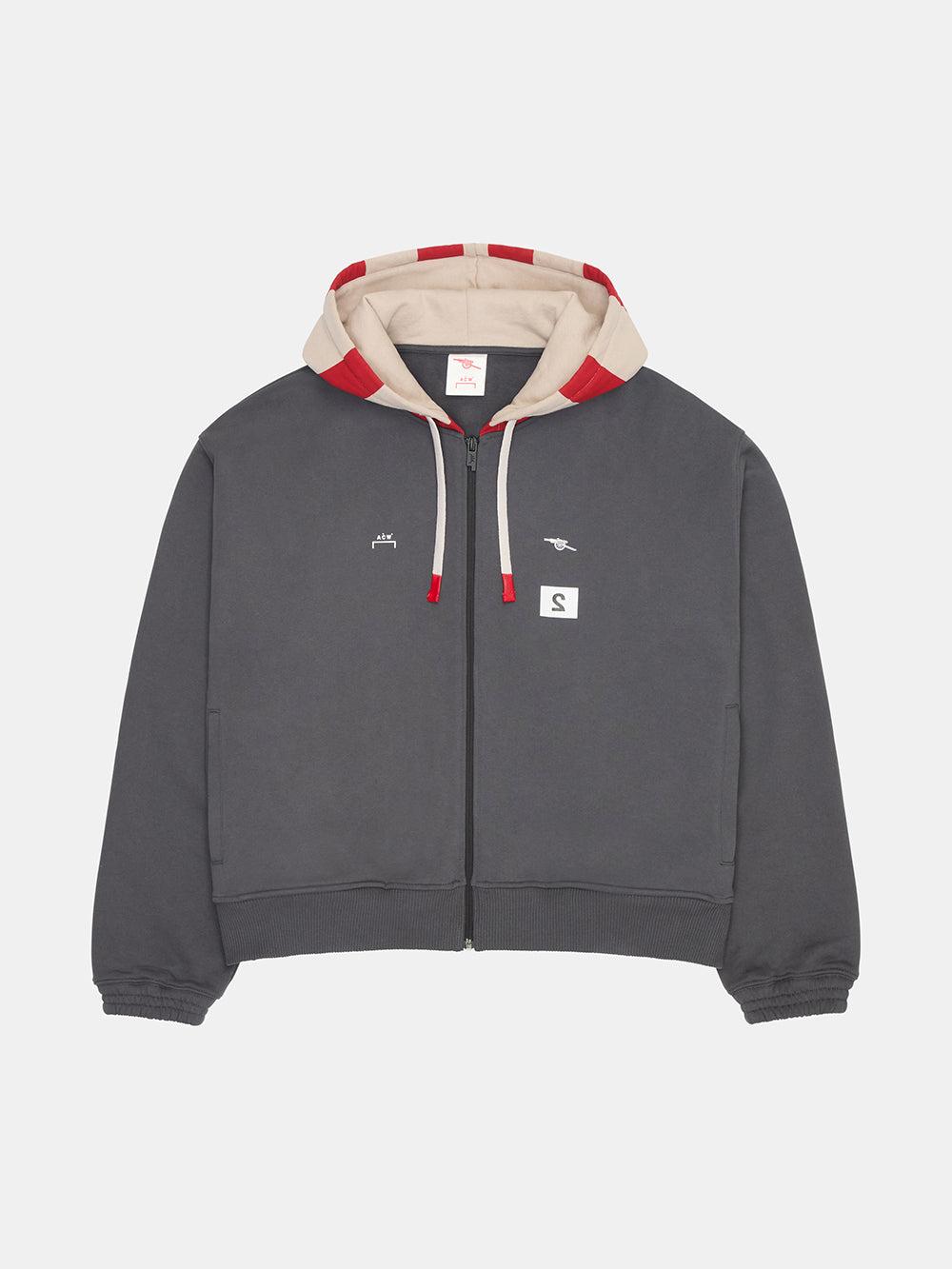 ACW* Arsenal F.C. Match Day Zip Hoodie Slate by A-COLD-WALL*