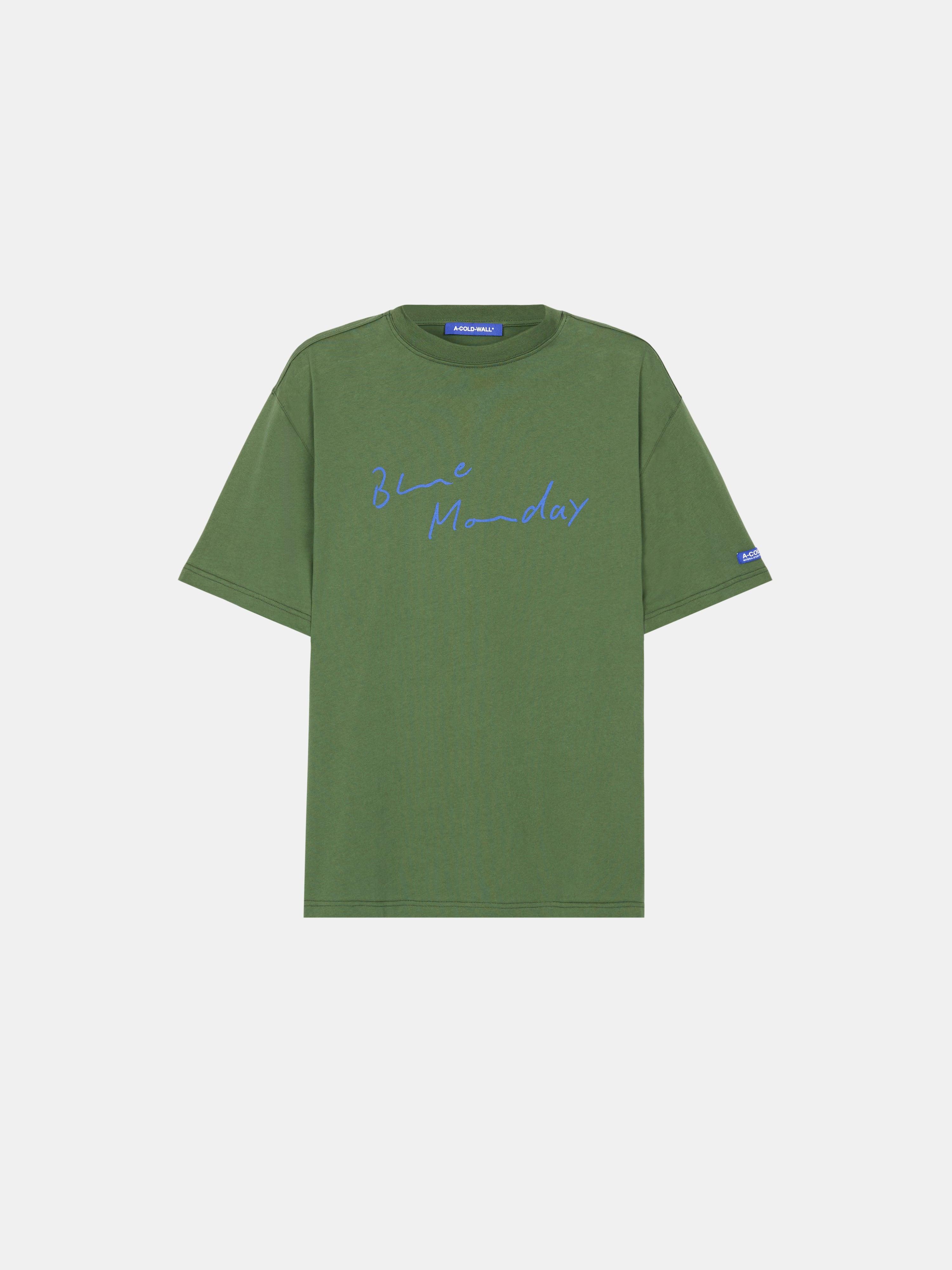 Blue Monday T-Shirt Moss by A-COLD-WALL*