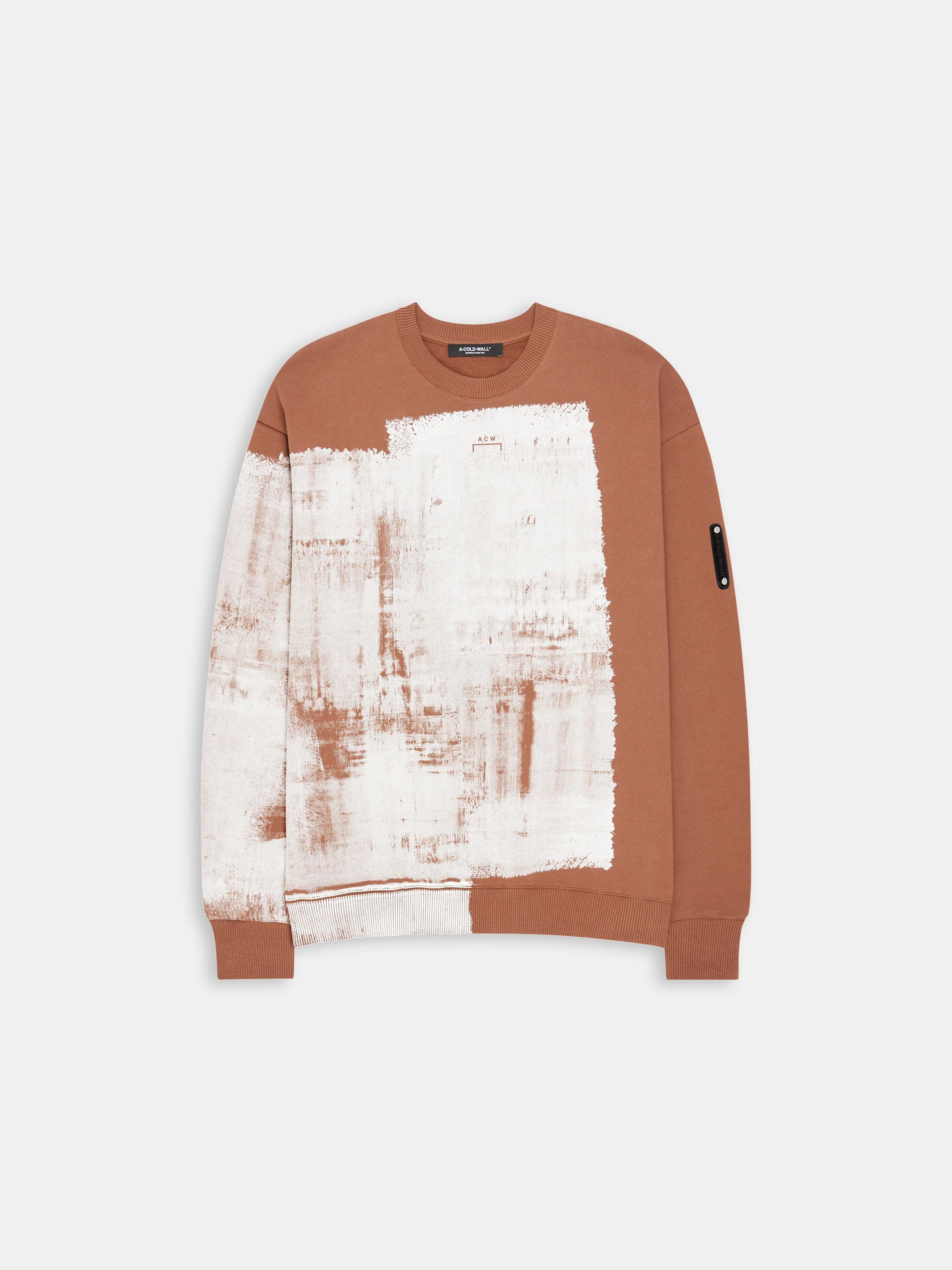 Brushstroke Crewneck Brown by A-COLD-WALL*